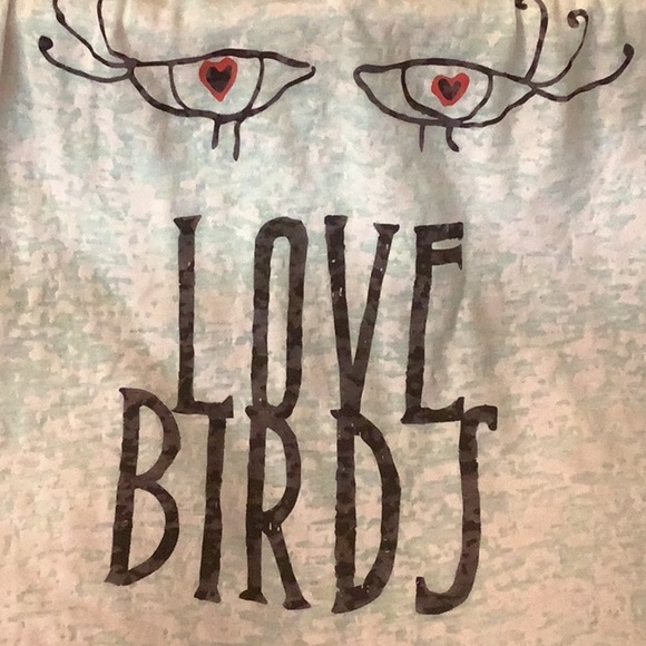 House of Mental Size Medium Pink V-Neck Fitted Burnout Tee. New - Picture 4 of 4